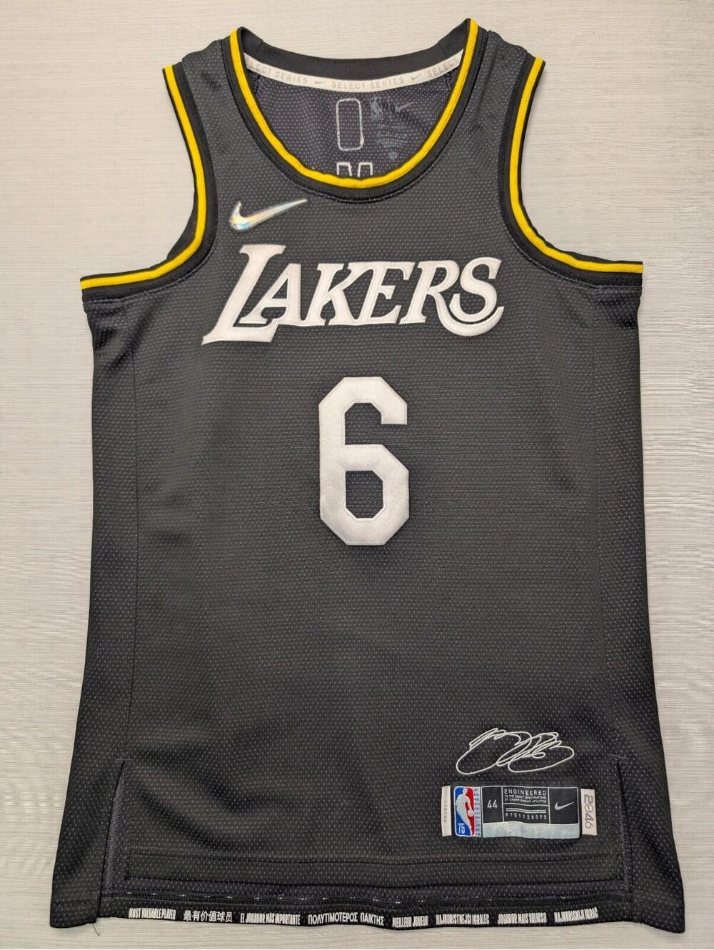 Nike LeBron James Los Angeles Lakers NBA MVP Swingman Jersey Medium 44